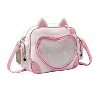 Backpack for Women, Shoulder Bag Funny Cat - Small Lightweight Backpack for Girls - for Luggage, Work, Camping, Picnic, Travel, Holidays, Pink, Se référer à la description, Refer to description