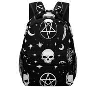 Backpack Goth Crow Crow Skull Moon Star Gothic Witch Magic Spiritual Board School Bag Men And Women Rucksack Casual Pack Back For Laptop College Work