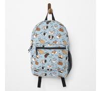 Backpack Guinea Pig Daily To-Do List - Blue Background School Bag Travel 15"