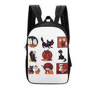 Backpack Halloween Little Devil Printed School Bag Computer Daypack Lightweight Pack Back for Laptop Travel College