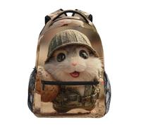 Backpack Hamster Potato Rucksack For Work | School Bag Lightweight Daypack Computer Pack Back For Travel College School