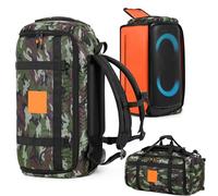 Backpack/Handheld Bluetooth Speaker Case For JBL PARTYBOX 320 Bluetooth Speaker, Storage Bag Lightweight Comfortable Travel Portable Outdoor Case, Camouflage, 66 x 35,8 x 32,8 cm, Personalized