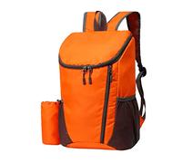 backpack,hiking backpack,Custom Outside Bag Water Proof Foldable Light Bag Outdoor Portable Solid Sports For Hiking Traveling Laundry Bag (Orange, One Size)