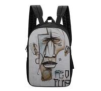 Backpack Impressionism Human Face Printed Rucksack Lightweight School Bag Computer Daypack for Work School Travel