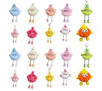 Backpack Keychain Valentines, Fluffy Toy Keychains for Boys Girls Birthday, Uniquely Designed Animal Styles, Bluey Keychain Valentines Attaching to Backpacks, Commuter Bags, House Keys(20PCS)