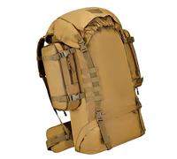 Backpack, Khaki 100 L Camping Hiking Backpack, Large Military Molle Rucksack, Lightweight Waterproof Backpack for Outdoor Travel, Trekking, Hiking Gear Storage, Wide Use for Trips and Camping
