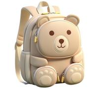 Backpack Kids Bear Design Book Bag with Adjustable Shoulder Straps | Kids Bookbag for Kindergarten Daycare Travel Birthday Airplane Camping