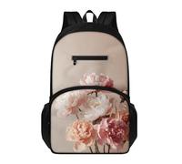 Backpack Kids Pink Flower Lightweight & Breathable Childrens Backpack for Primary School & Nursery, Fits A4, Books, Notebooks and Accessories