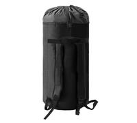 Backpack Laundry Bag 115L with Adjustable Shoulder Straps, Waterproof Oxford Laundry Bags with Drawstring Closure, Dirty Clothes Bag for Travel, Laundromat, Apartment, Beach, Camping (Black)