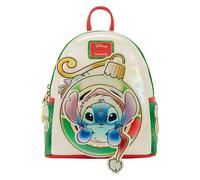 Backpack Loungefly Disney Stitch Holiday Blanc 22,8x26,6x11,4 cm