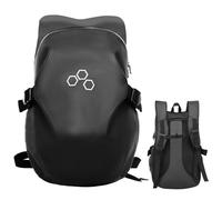 Backpack - Motorcycle Backpack, Backpack, Fashion Large Capacity Soft Bag, Backpack with Hard Shell Case, Perfect Cycling Backpack for Competition, Equi, Black, Se référer au