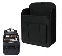 Backpack Organizer Insert | Shoulder Bag Insert with Many Pockets | Felt Storage Portable Organizer for Shoulder Bags, Handbags, Totes, Travel, Work, School, Office and Everyday Accessories