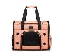 Backpack Pet Carrier BackpackBags Dog Outgoing Travel Handbag Backpack Pet(Pink)