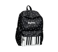 Backpack Piano Print Aesthetic Piano Print Large Capacity Lightweight Bag