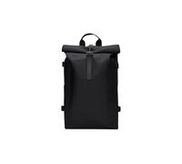 Backpack Rains Rolltop RuckSack Noir TU