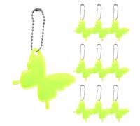 Backpack Reflector - PVC Warning Bag Tag, High Visibility Reflective Charm | Reflective Hanger with Clip Attachment for Use In, Bike, Wheelchair