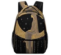 Backpack Sacral Night On Moon Backpacks Computer Daypack Durable Rucksack for Student College School