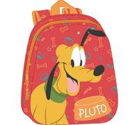 Backpack Safta Disney Pluto 3D Rouge 27x10x33 cm