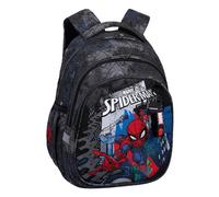 Backpack School Backpack 3-Compartment Spiderman Black