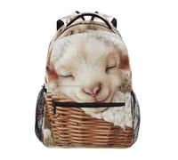 Backpack Sheep Bucket Cute School Bag For School | Rucksack Casual Backpacks Lightweight Daypack For Travel Student Work
