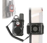 Backpack Shoulder Strap Mount for Garmin inReach Mini & Mini 2 | Quick Access Carry, Anti-Loss Lanyard, Adjustable Non-Slip Velcro Fits Wide Straps, Ideal for Outdoor Adventures