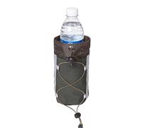 Backpack Shoulder Strap Pouch - Plaid Cloth Mesh Buckle 18x8cm | Waterproof Water Bottle Bag | Phone Holder for Backpack Strap | for Camping Climbing Commuting Walking Biking Traveling Sightseeing