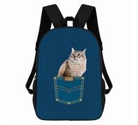 Backpack Siberian Cats Pack Back Computerschool Bag Lightweight Daypack for Laptop Work Travel
