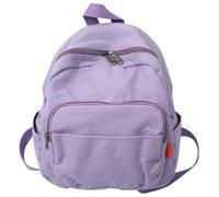 Backpack Solid Color Aesthetic Backpack Student School Casual Daypacks Japanese Styles Aesthetic Large Capacity School Bag, purple, Einheitsgröße, Mass Beauty