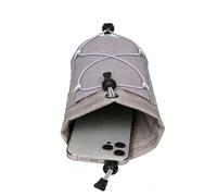 Backpack Strap Pouch - Water Bottle Carrier Smartphone Holder Pack, Adjustable Shoulder Attachment Organizer | Lightweight Durable Fabric Design, Secure Zipper Storage, Easy Access Utility Gear For Ca