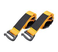 Backpack Straps, 2 Pack, Quick Adjustable Extension Accessory | External Buckle Straps for Backpacks | Durable Lightweight Adjustable | for Adults Men Women Inside Outside Home Packing Camp, Yellow