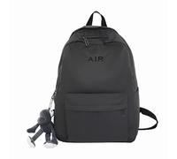 Backpack Student Bag Student Backpack Simple Backpack with Large Capacity and Cute Pendant Men Backpacks, gray, Einheitsgröße, Travel Backpacks