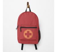 Backpack Team Fortress 2 Medic Symbol Red School Bag Travel 15"