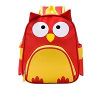 Backpack Toddler Kindergarten Backpack Children Backpack Animals Frog Tiger Bear Small Birds Backpack with Lunch Bag for Girls (B, One Size)