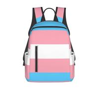 Backpack Transgender Pride Flag Rucksack Men and Women School Bag Computer Pack Back for Student Travel Work