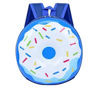 Backpack Unisex Round Nursery School Bag Two Way Zipper Backpack Backpack for Traveling with Wheels (B, One Size)