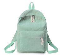 Backpack Vintage Corduroy Backpack,School Bookbag,Corduroy Rucksack Handbags, Mini Backpack, Corduroy backpack,Lightweight Daily Bag(Green)