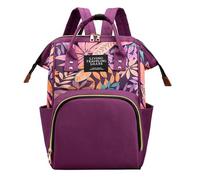 Backpack Waterproof Baby Care Bag Women Travel Baby Changing Bag Outdoor Leisure Multifunctional Going Out Mother Bag Backpacks for Girls Teenagers Under 5 (Purple, One Size)