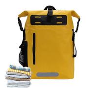 Backpack Waterproof - Dry Storage Bag | 25L Roll-Top Shoulder Bag for Kayaking | Travel Hiking Beach Camping Gear for Students Hikers Commuters Outdoor Water Adventure Mountain Climbing