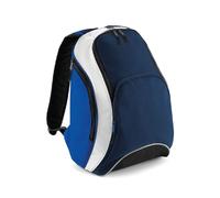 Backpack with zipped side pockets Bag Base Bleu 21 L