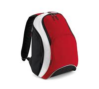 BagBase BG571CRBK Teamwear Backpack - Classic Red/Black/White, Medium