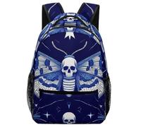 Backpack Wogoth Moth Dead Skull Moon Backpacks Durable School Bag Computer Pack Back for Student College Laptop