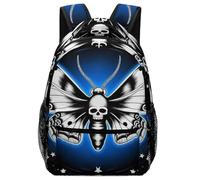 Backpack Wogoth Moth Dead Skull Moon Pack Back Lightweight Backpacks Casual Daypack For Work Laptop Travel