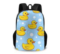 Backpack Woyellow Rubber Ducks Soap Bubbles Blue Daypack Lightweight School Bag Computer Backpacks for Student School Travel