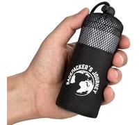 Backpacker’s Journey Ultra-Light Polyester Sleeping Bag Liner - Compact Travel Sheet, Weighing Only 155 g - Soft, Breathable Liner for Adults - Ideal Silk-Feel Sleep Sack (grey 70cm)