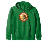 Backpacker Smokey Bear Keep Forests Green & Growing Hiking Zip Hoodie