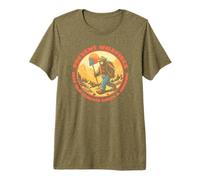 Backpacker Smokey Bear Keep Our Forests Green & Growing Premium T-Shirt