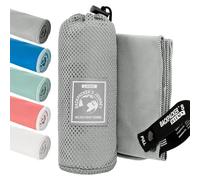 Backpacker's Journey Microfibre Travel Towel Sets- Quick Dry, Lightweight, Ultra Absorbent & Antibacterial - Beach, Camping, Gym & Swim - Sizes S to XL with Mesh Bag