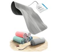 Backpacker's Journey Microfibre Travel Towel Sets- Quick Dry, Lightweight, Ultra Absorbent & Antibacterial - Beach, Camping, Gym & Swim - Sizes S to XL with Mesh Bag