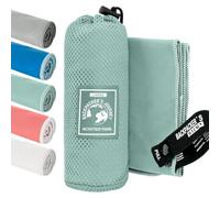 Backpacker's Journey Microfibre Travel Towel Sets- Quick Dry, Lightweight, Ultra Absorbent & Antibacterial - Beach, Camping, Gym & Swim - Sizes S to XL with Mesh Bag