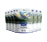 Backpacker's Pantry Chana Masala - Freeze Dried Backpacking & Camping Food - Emergency Food - 21 Grams Protein, Vegan, Gluten Free - Pack of 6